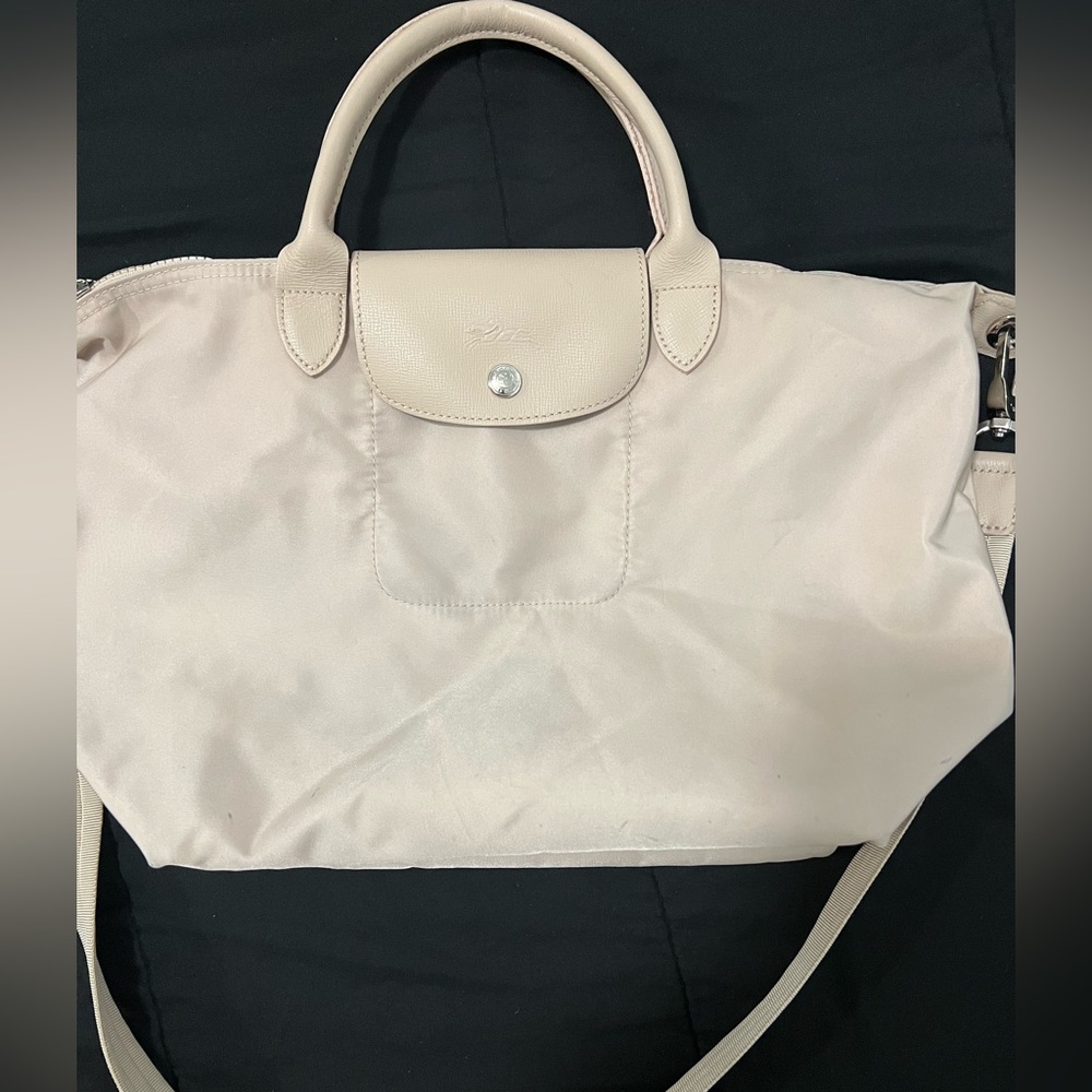 Longchamp Modele Depose cream medium tote